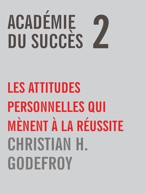 cover image of Les attitudes personnelles qui mènent à la réussite